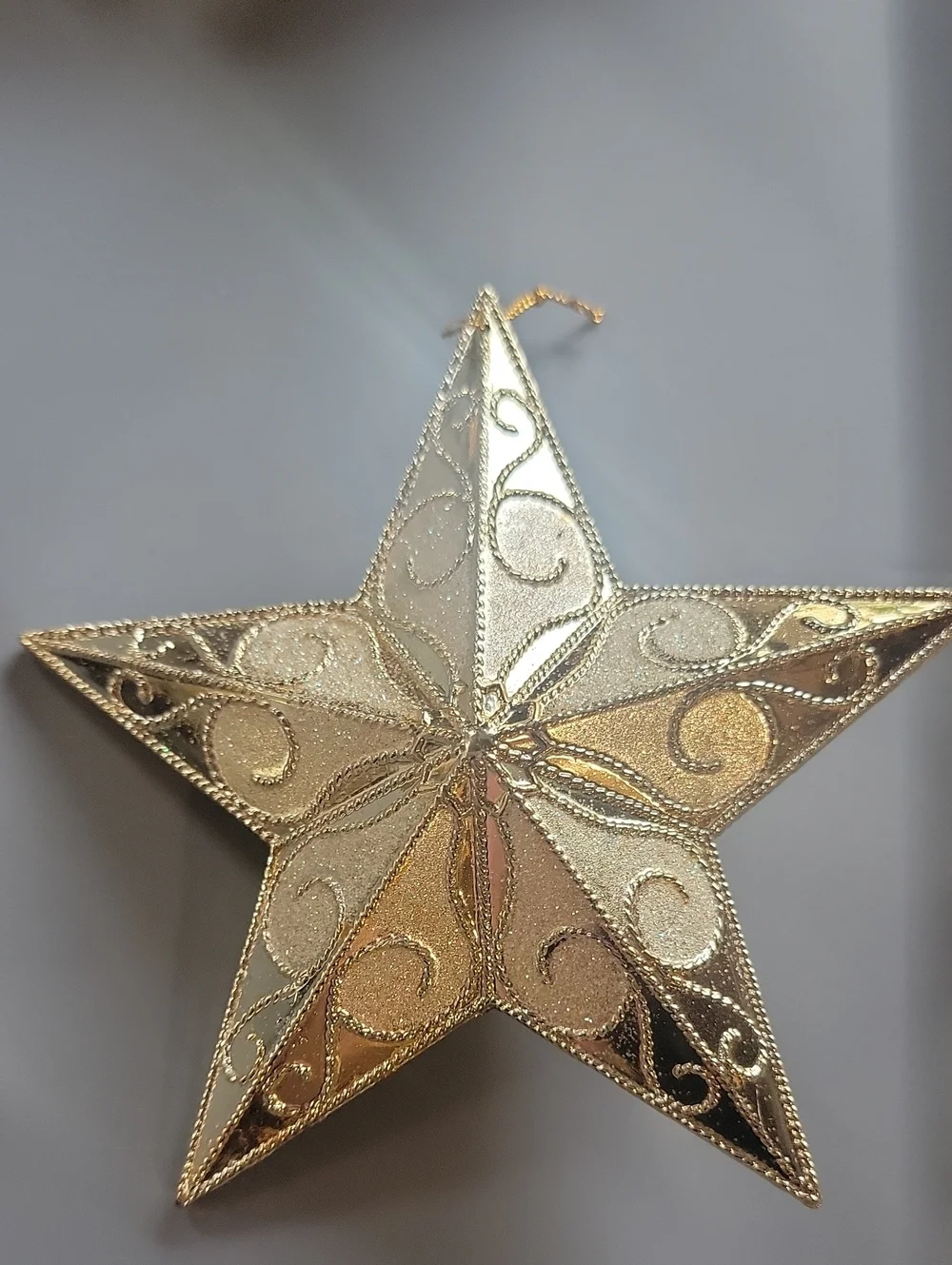 Gold Star Ornaments